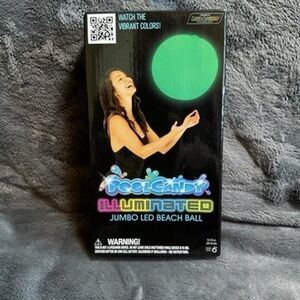 PoolCandy Illuminated Jumbo LED‎ Beach Ball Color Changing Light Up